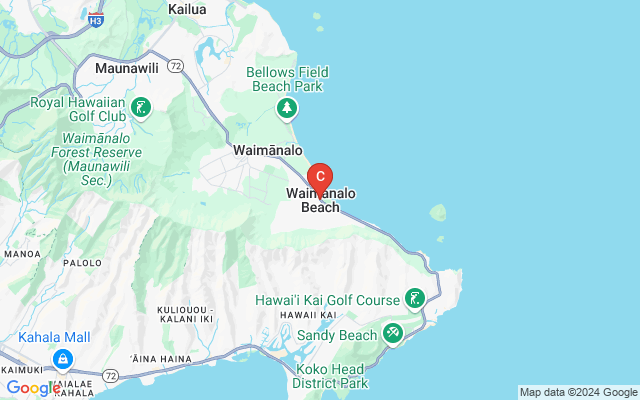 AI Solutions In Waimanalo Beach Hawaii Evolvenova Map.